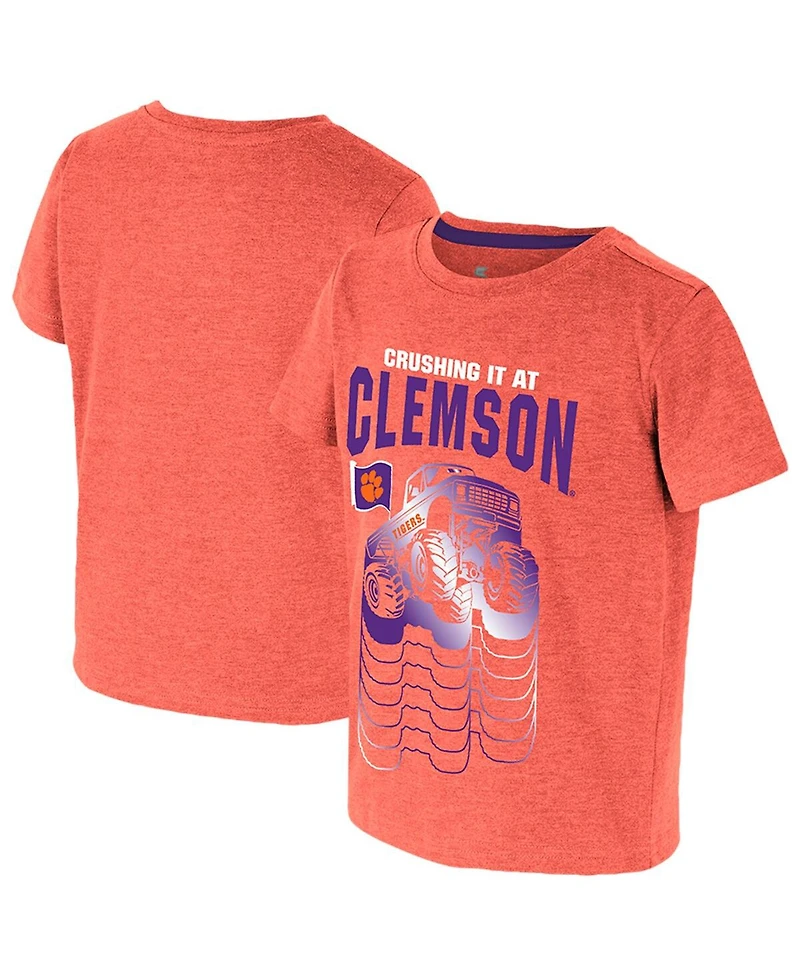 Colosseum Toddler Orange Clemson Tigers Crushing It T-Shirt