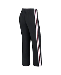 Wear by Erin Andrews Women's Black Washington Commanders Color-Block Straight Leg Pants