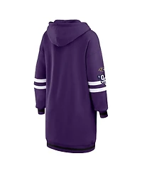 Wear by Erin Andrews Women's Purple Baltimore Ravens Hoodie Dress