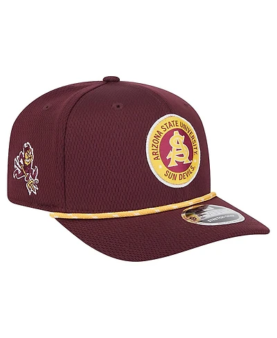 New Era Men's Maroon Arizona State Sun Devils Coolera 9SEVENTY Rope Stretch-Snap Hat