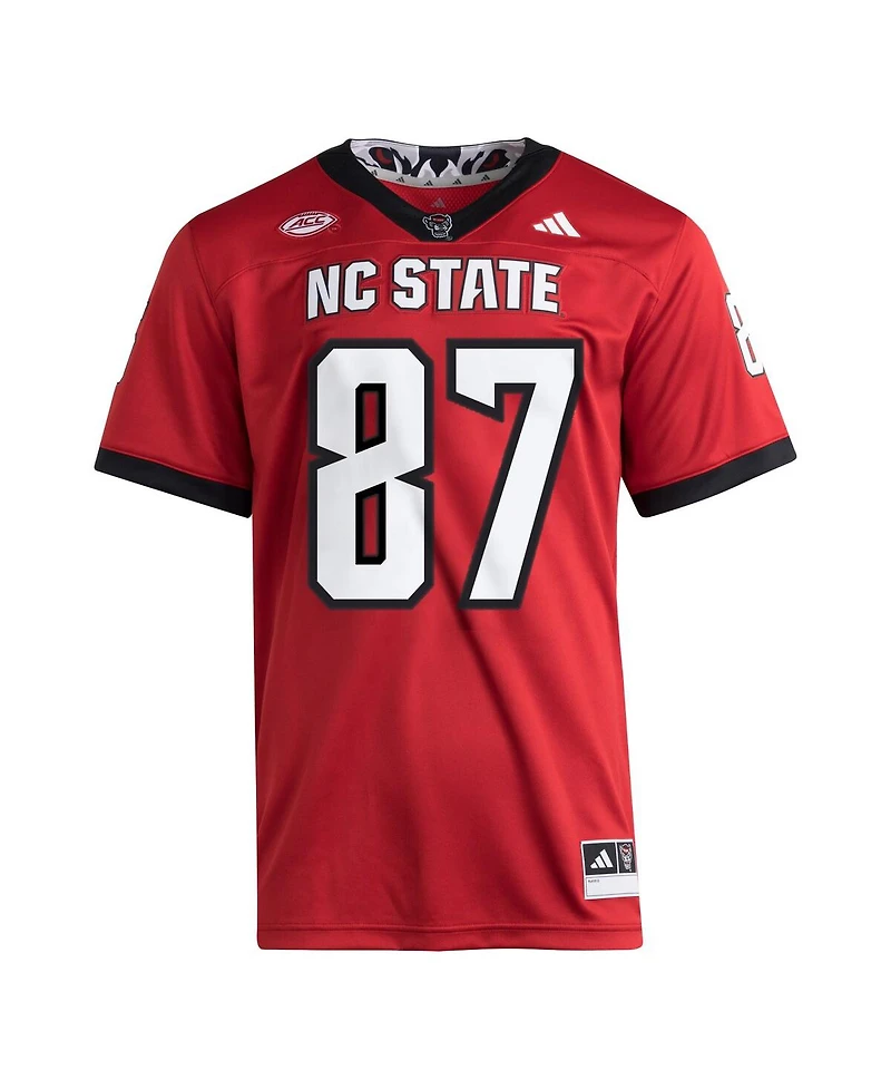 Adidas Men's 87 Red Nc State Wolfpack Premier Jersey