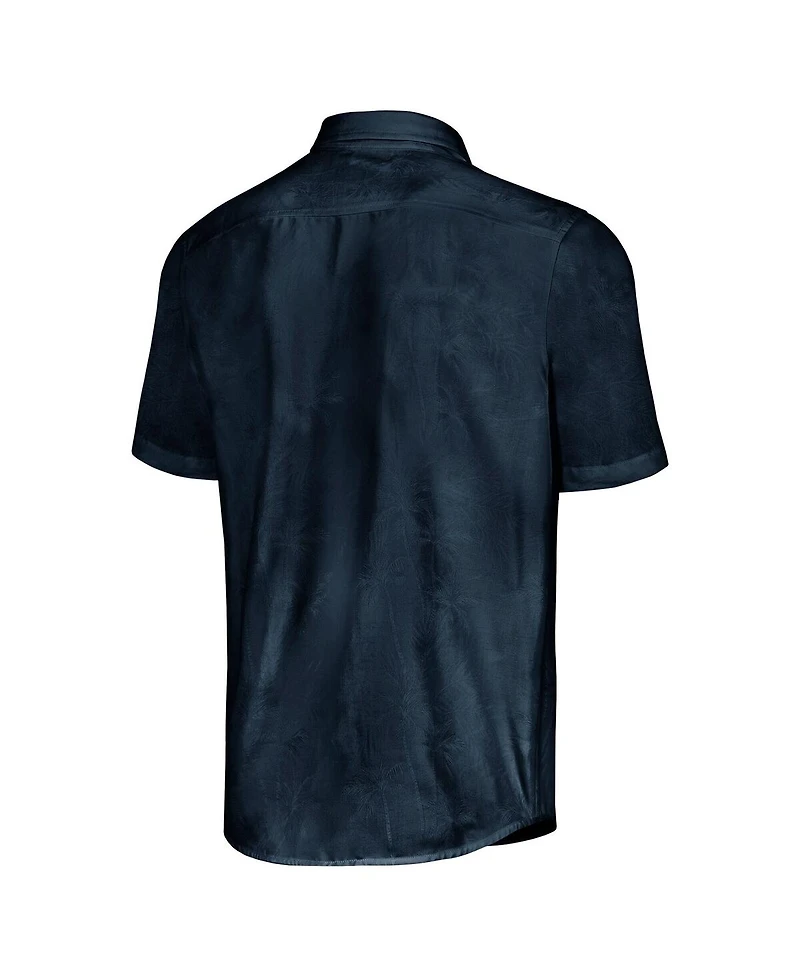 Tommy Bahama Men's Navy Notre Dame Fighting Irish Sport Coconut Point Palm Vista IslandZone Button-Up Shirt