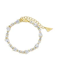 Sterling Forever Silver Wyatt Cubic Zirconia Tennis Bracelet