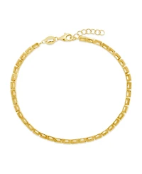 Sterling Forever Christina Square Cubic Zirconia Tennis Bracelet