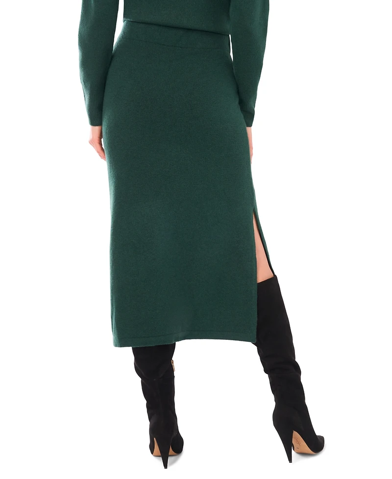 1.state Women's Side Slit Pencil Midi Skirt