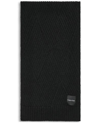Calvin Klein Modern Bias Rib Scarf