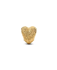 Pandora Gold Textured Heart Mini Charms