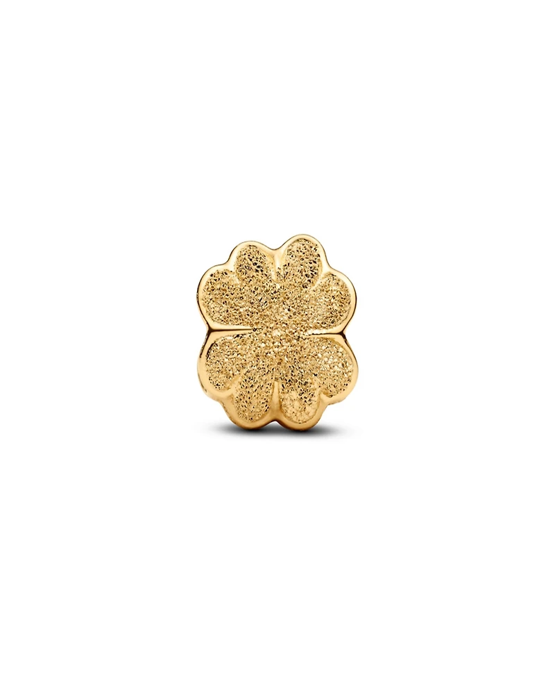 Pandora Gold Plated Textured Clover Mini Charms