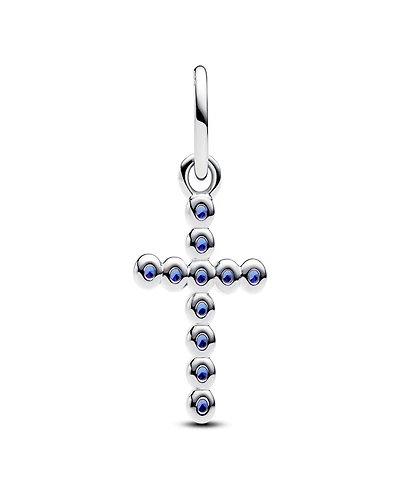 Pandora Stellar Blue Crystal Cross Dangle Charms