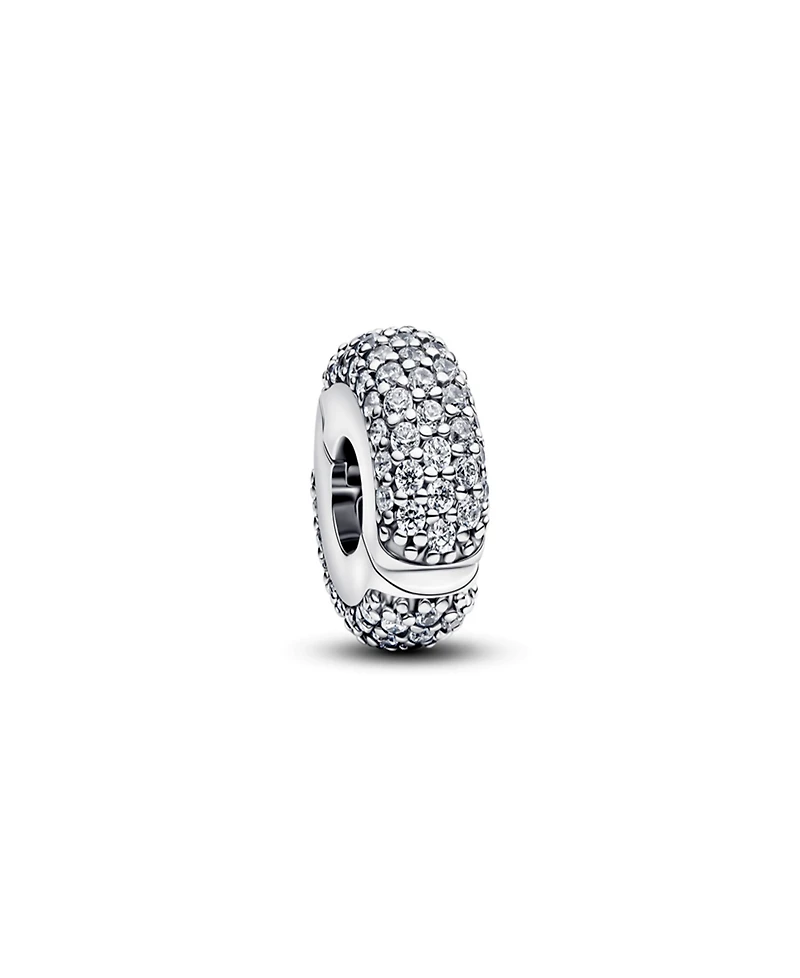 Pandora Cubic Zirconia Pave Clip Charms