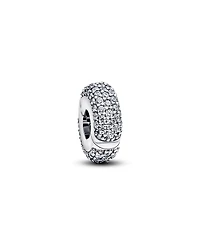Pandora Cubic Zirconia Pave Clip Charms