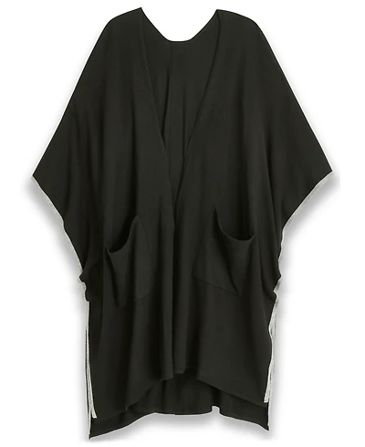 Calvin Klein Tipped Knit Shawl Ruana
