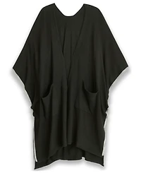 Calvin Klein Tipped Knit Shawl Ruana
