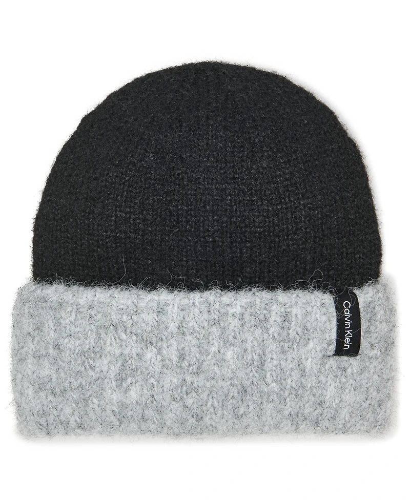 Calvin Klein Color Block Knit Beanie