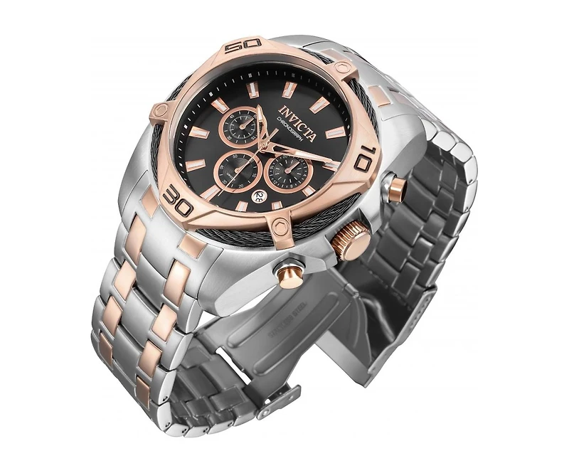 Invicta Men's 34129 Bolt Quartz Chronograph Black Dial Watch