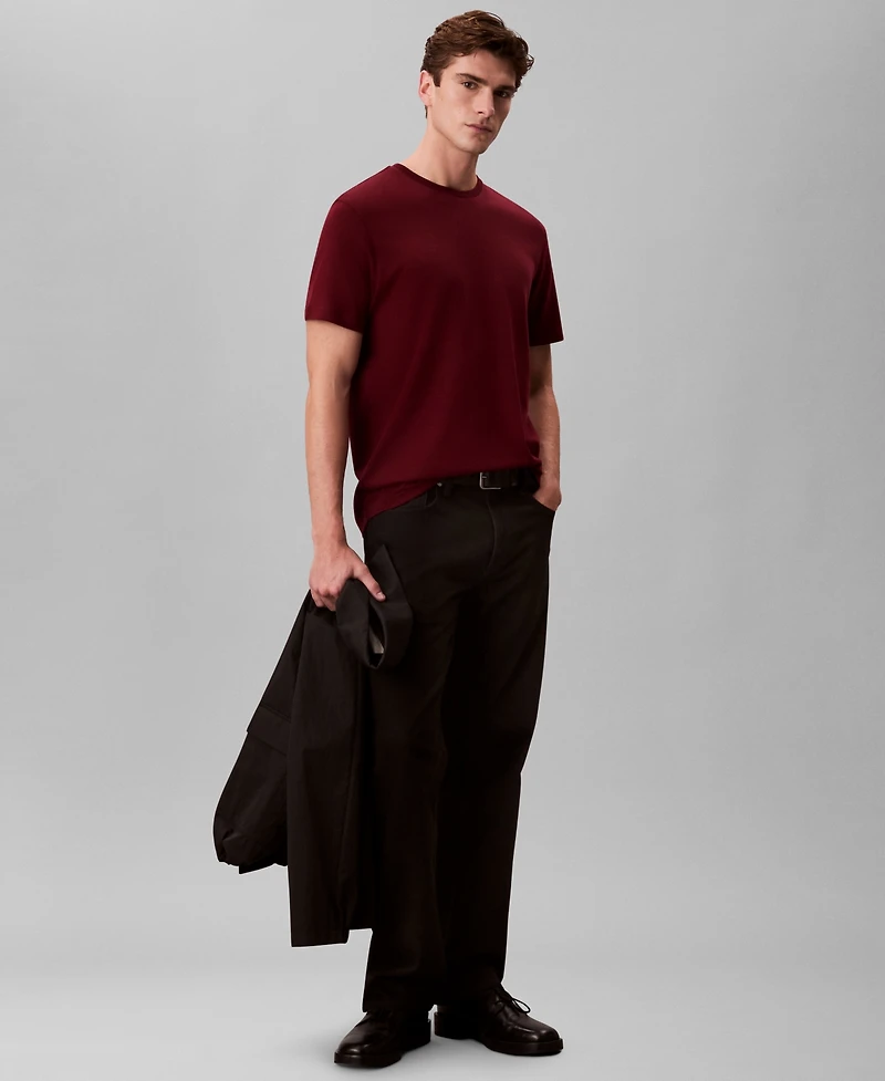 Calvin Klein Men's Short Sleeve Supima Cotton Interlock T-Shirt