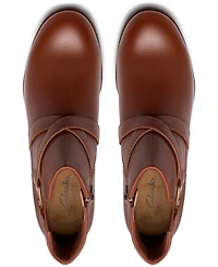 Clarks Collection Women's Emily2 Henley Wedge Booties