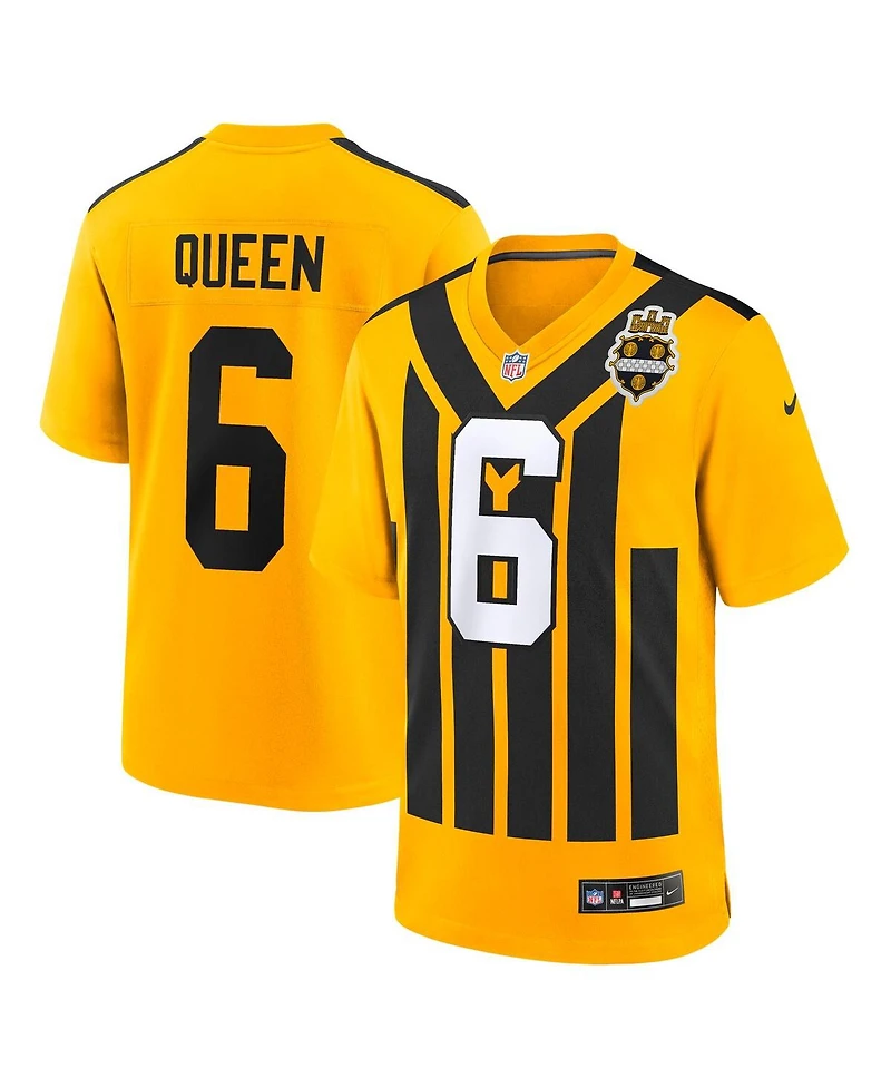 Nike Men's Patrick Queen Gold Pittsburgh Steelers Alternate 1933 Throwback Game Jersey