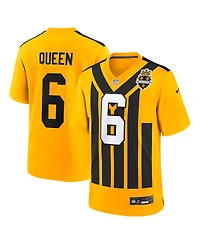 Nike Men's Patrick Queen Gold Pittsburgh Steelers Alternate 1933 Throwback Game Jersey