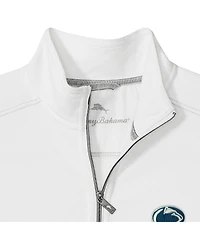 Tommy Bahama Men's White Penn State Nittany Lions Montego Bay Half-Zip Jacket