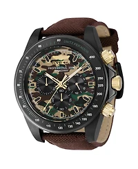 Invicta Men's 43678 Speedway Quartz Chronograph Green, Camouflage Dial Watch