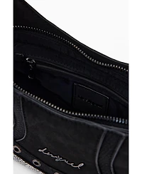 Desigual Women's Small studded snake bag