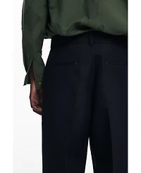 Desigual Men's Pleated trousers with contrasts