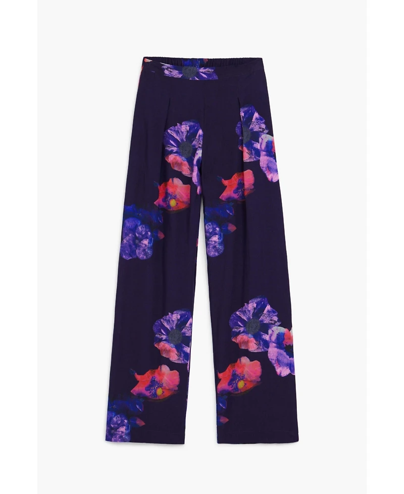 Desigual Women's Fluid floral pants