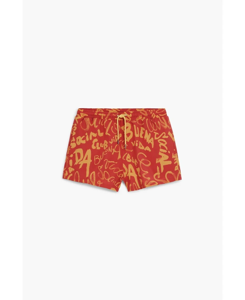 Desigual Men's Lettering swimsuit