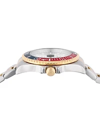 Invicta Men's 44710 Pro Diver Quartz 3 Hand Silver Dial Watch