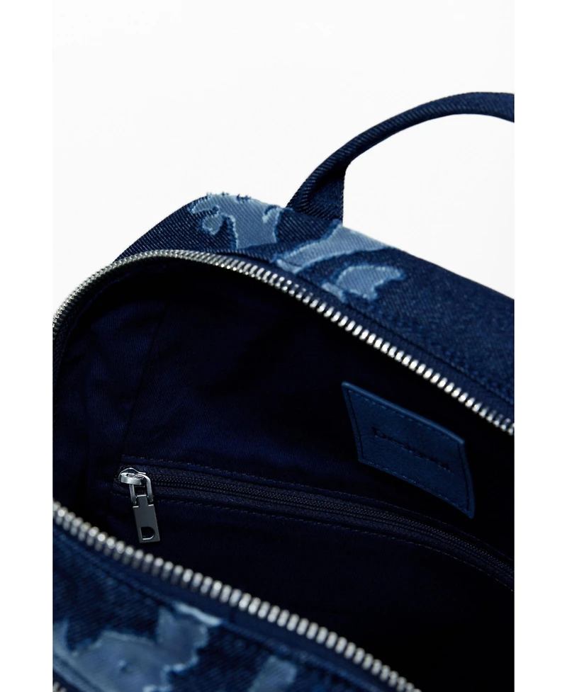 Desigual Women's Small devore denim backpack