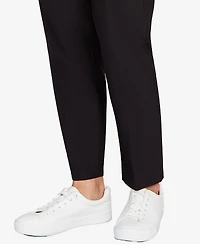 Ruby Rd. Petite Smooth Silky Tech Knit Ankle Pants