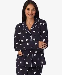 Cuddl Duds Women's 2-Piece Stretch Fleece Long Sleeve Pajama Set