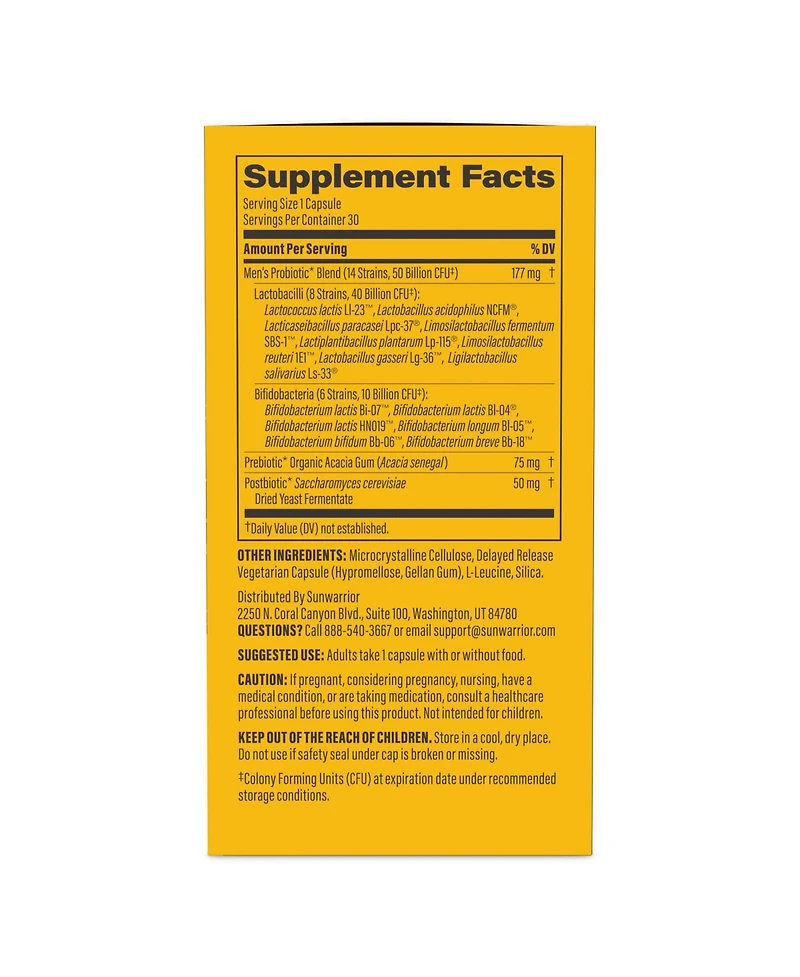 Active Performance Men s Probiotic, 30ct