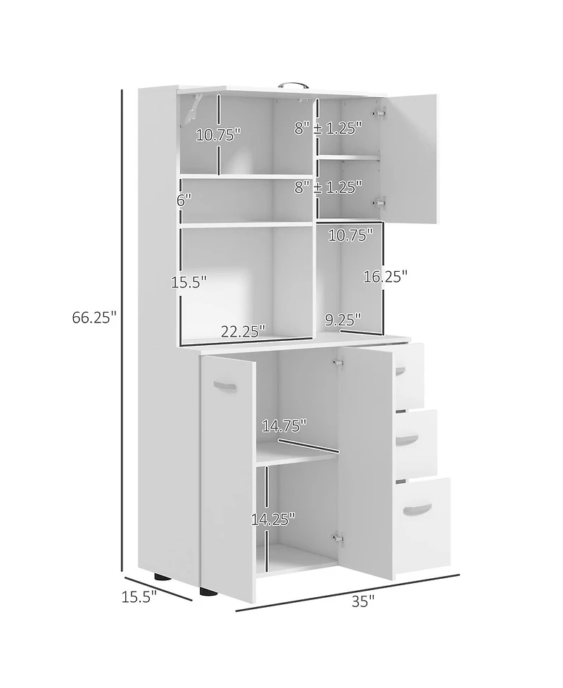 Slickblue Stylish Kitchen Storage Cabinet and Kitchen Cabinet for Organized Cooking Spaces