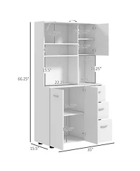 Slickblue Stylish Kitchen Storage Cabinet and Kitchen Cabinet for Organized Cooking Spaces