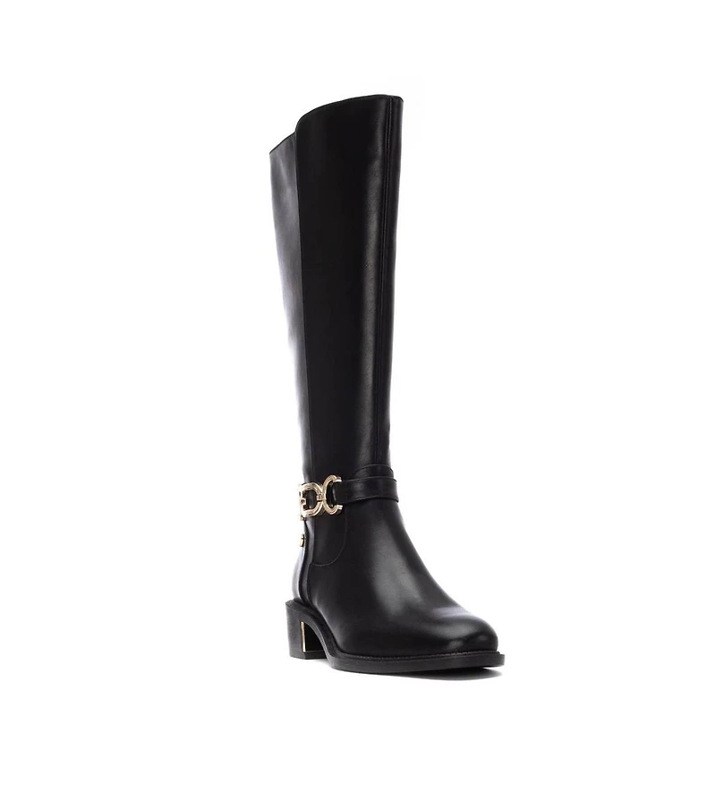 Women's Block Heel Tall Boots By Xti
