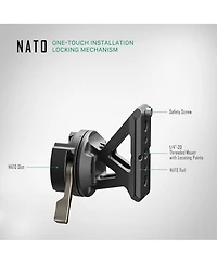 Tilta Left-Side Nato Extension Attachment for Camera Cage, Black