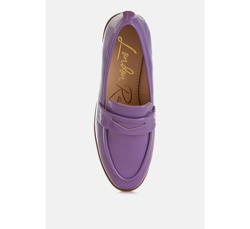 Mogul Penny Strap Detail Womens Loafer