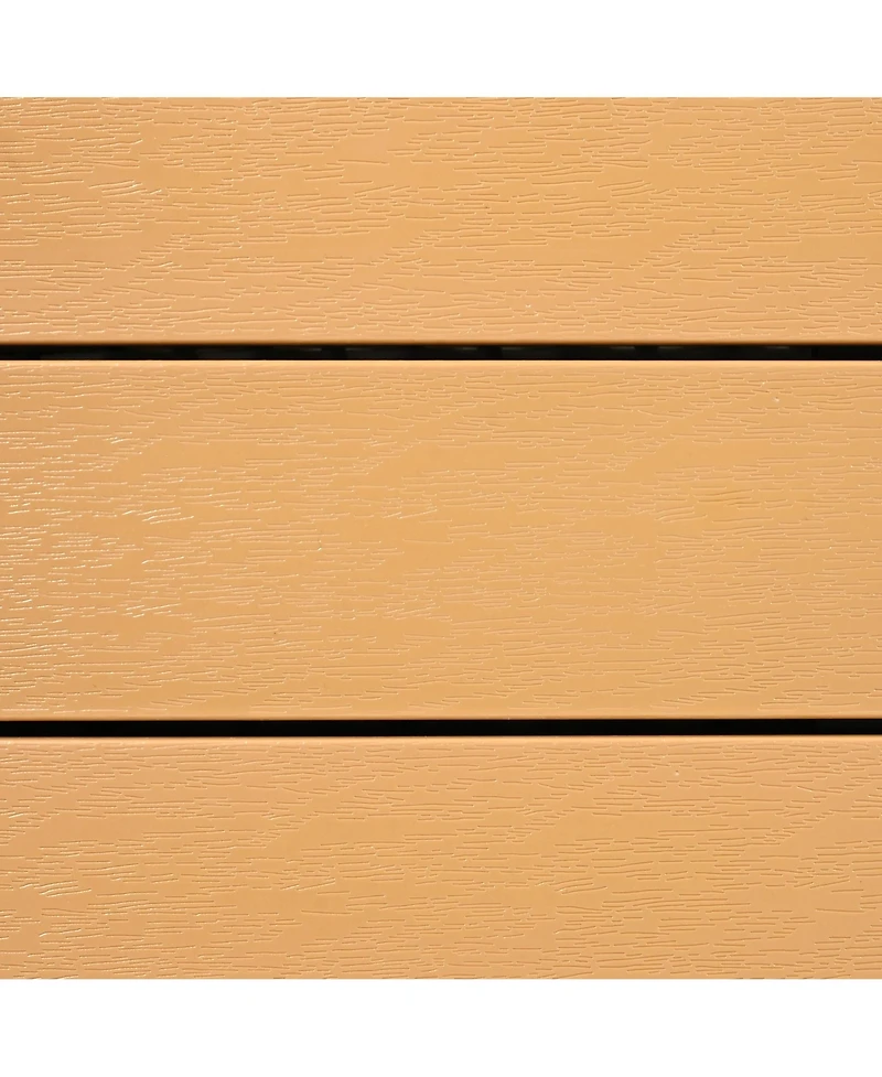 Slickblue Wicker Outdoor Grill Cart with Extended Table Top and Storage Cabinet