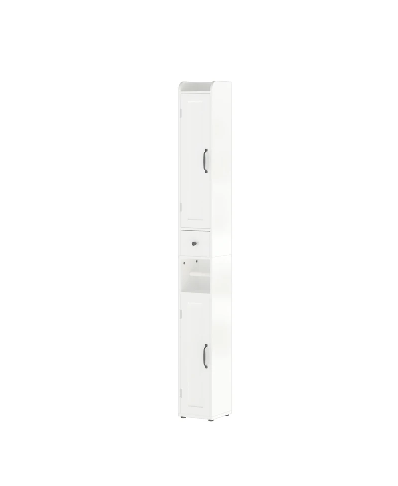 Casainc 67.51 in Slim Tall Bathroom Cabinet with Adjustable Shelves and 2 Doors