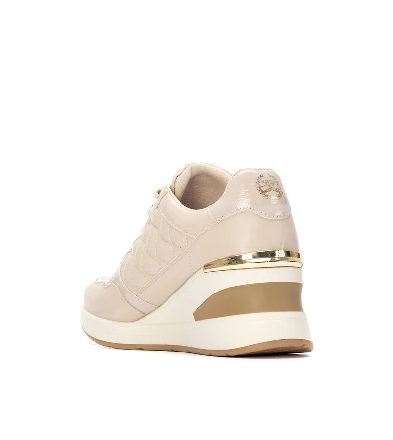 Women's Wedge Lace-Up Sneakers By Xti