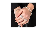 Lucy Quartermaine Linked Hula Bracelet in Gold Vermeil