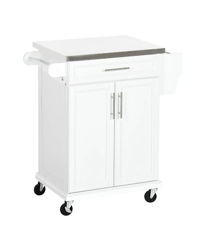 Kitchen Storage Cabinet Multi-Purpose Design for Utensils Appliances and Pantry Storage