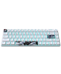 Risokeys 60% Mechanical Gaming Keyboard,61 Keys with Linear Blue Switches,Wired Mechanical Keyboard with Led Backlit,Compact Ergonomic Keyboard
