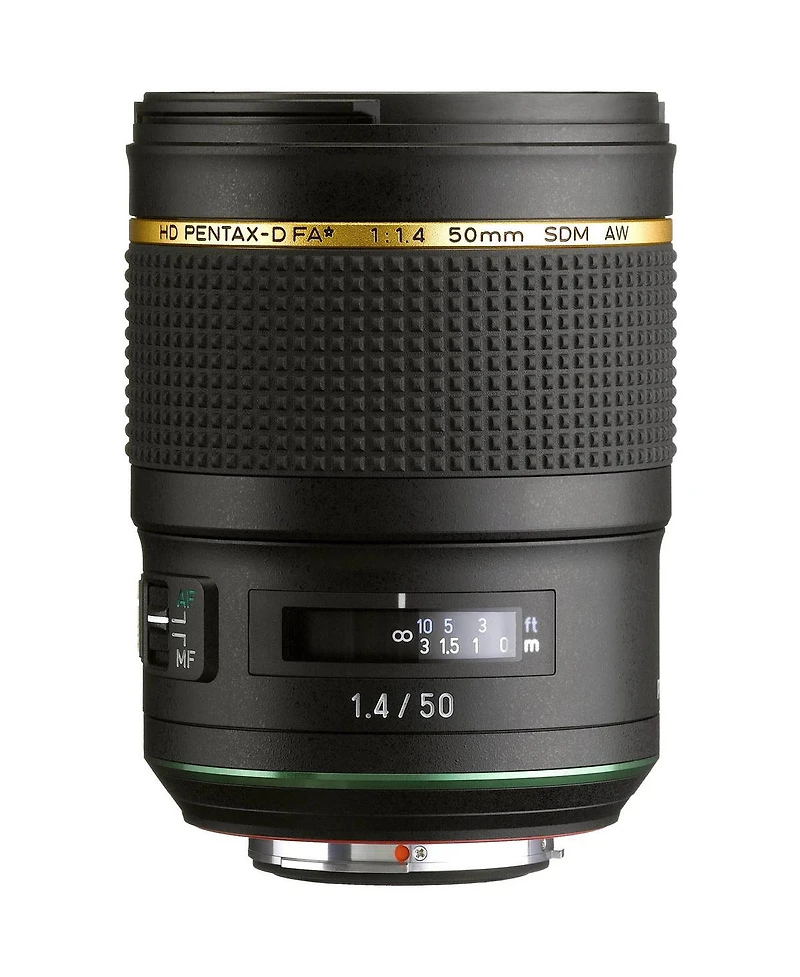 Pentax Hd Pentax-d Fa 50mm F1.4 Sdm Aw Single-Focus Lens, Black