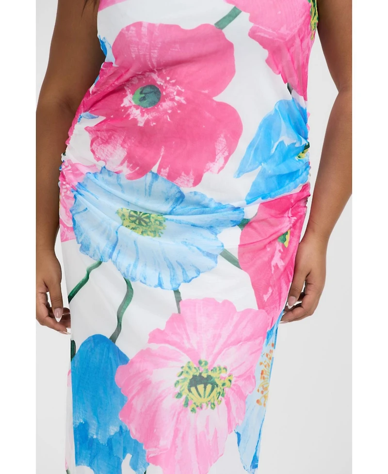 Fashion-szn Curve Women's Mesh Maxi Dress