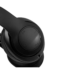 RadioShack Bluetooth 5.4 Over The Head Headphones With On-Ear Controls and 400 Mah Rechargeable Battery 3304403 Black