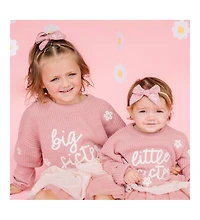 Sweet Wink Little and Big Girls Sister Knit Sweater