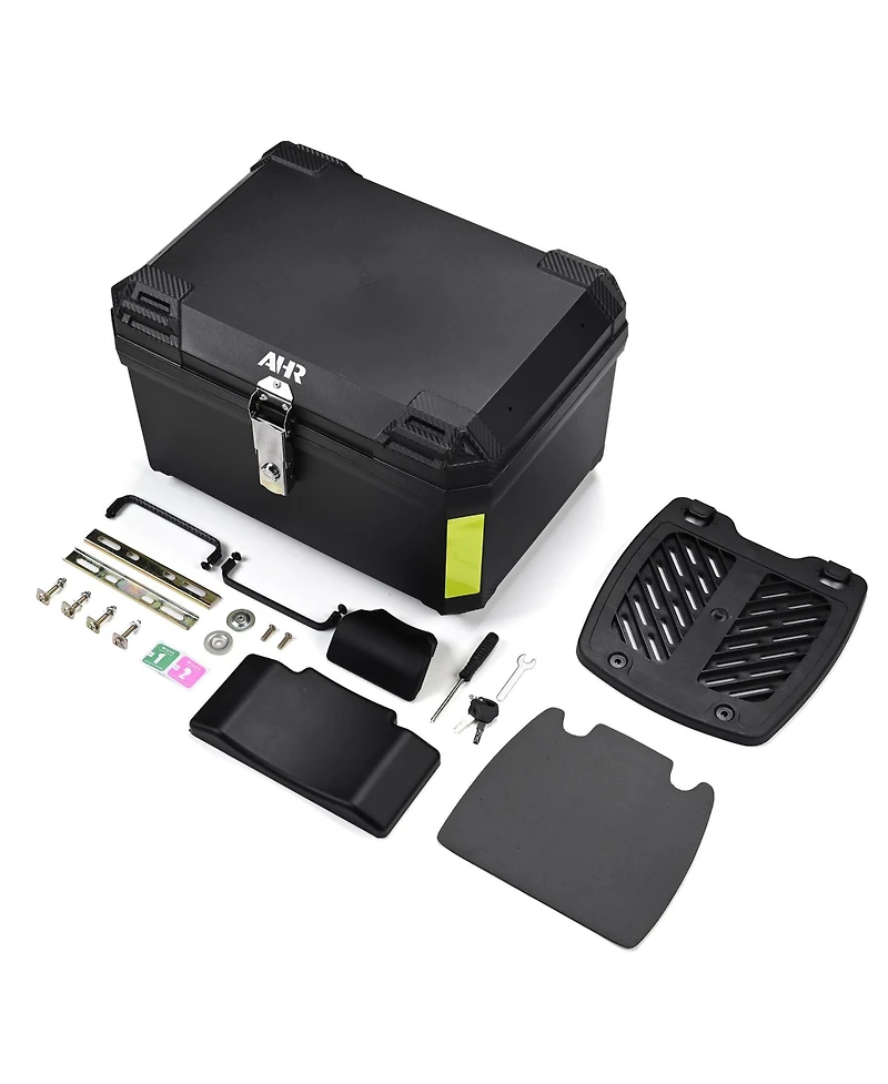Yescom Ahr 65L Universal Motorcycle Tour Tail Box Scooter Trunk Storage Security Lock